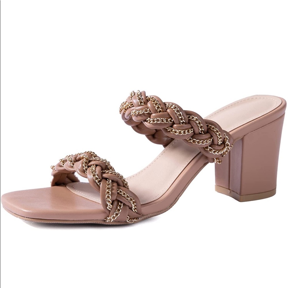 Amazon Block Woven Heels - Picture 5 of 5